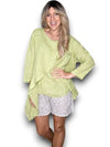 Helga May: Layer Top - Antique Lime