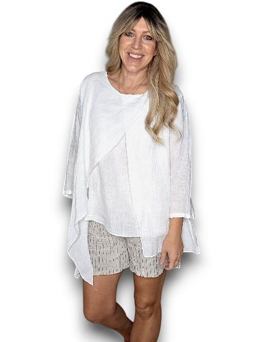 Helga May: Layer Top - White