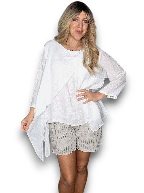 Helga May: Layer Top - White