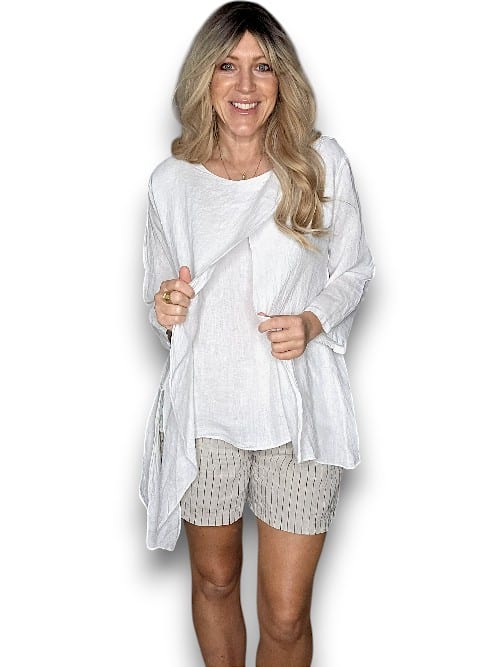 Helga May: Layer Top - White