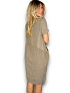 Sized Helga May Jungle Dress: Plain Mocha