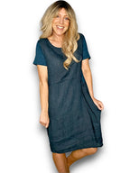 Sized Helga May Jungle Dress: Plain Dark Jade
