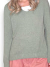 Helga May: V-Neck Baby Alpaca LS Knit - Forest