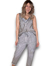 Helga May: Diamond Pocket Pant - Light Grey