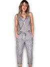 Helga May: Diamond Pocket Pant - Light Grey