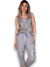 Helga May: Diamond Pocket Pant - Light Grey