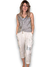 Helga May: Diamond Pocket Pant - Beige