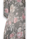 Helga May: Button Sleeve Maxi Dress - Scarlett Rose Grey
