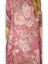 Helga May: Button Sleeve Maxi Dress - Scarlett Rose Plum