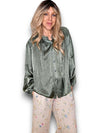 Helga May: Silky Shirt - Forest