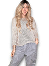Helga May: Boxy Crew Knit - Beige