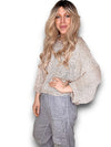 Helga May: Boxy Crew Knit - Beige