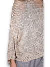 Helga May: Boxy Crew Knit - Beige
