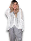 Helga May: Front Row Knit - White
