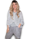 Helga May: Front Row Knit - Silver Glitter