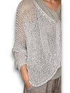 Helga May: Front Row Knit - Silver Glitter