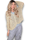Helga May: Front Row Knit - Gold Glitter