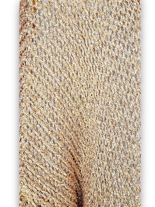 Helga May: Front Row Knit - Gold Glitter