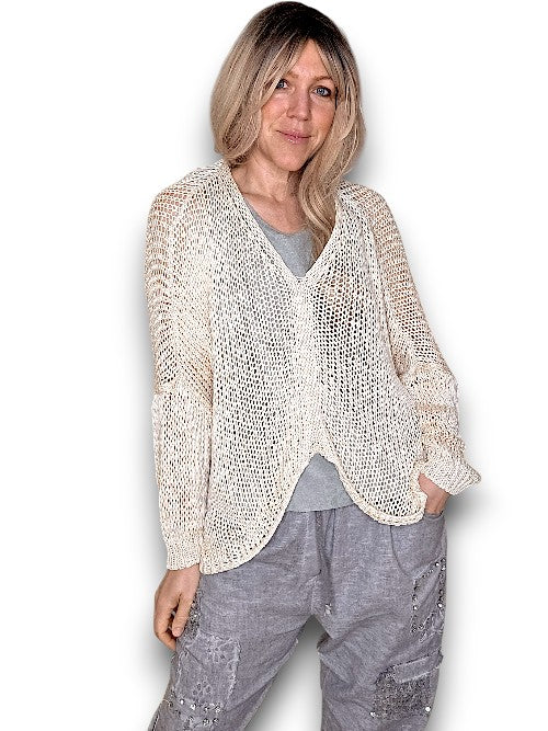 Helga May: Front Row Knit - Vanilla