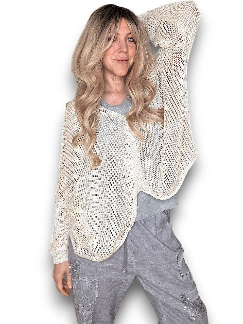 Helga May: Front Row Knit - Vanilla