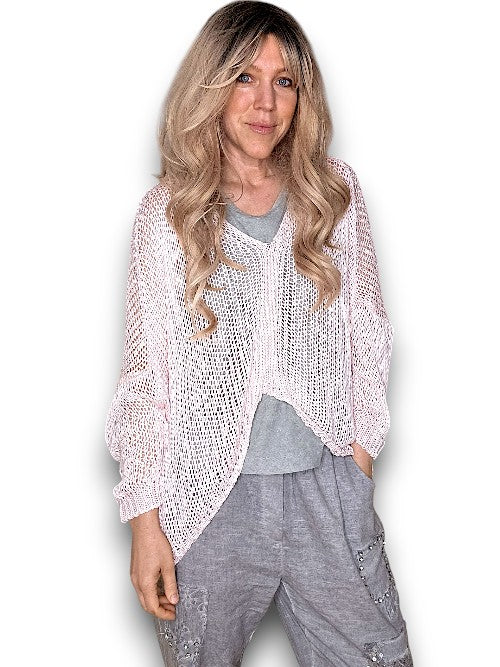 Helga May: Front Row Knit - Baby Pink