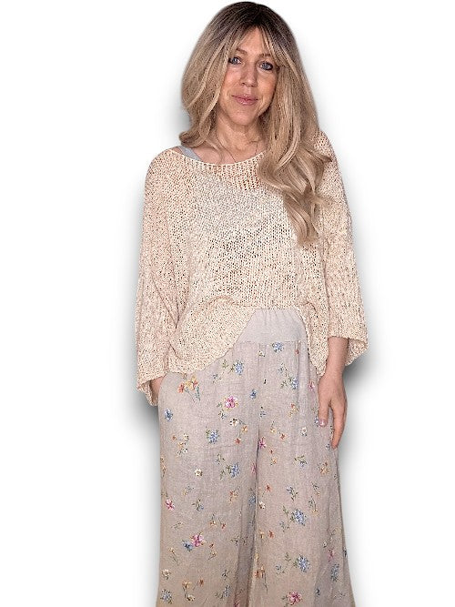 Helga May: Boat Neck Knit - Oat