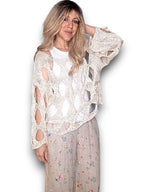 Helga May: Diamond Hollow Knit