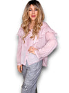 Helga May: Double Frill Tunic - Baby Pink