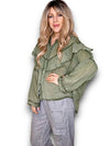 Helga May: Frill Tunic - Forest