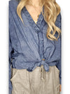 Helga May: Dylan Shirt - Faded Navy