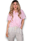 Helga May: Dolly Lace Shirt - Bubblegum Pink