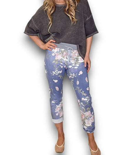 Helga May: Potpourri Cornelia Joggers - Light Denim