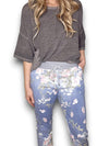 Helga May: Potpourri Cornelia Joggers - Light Denim