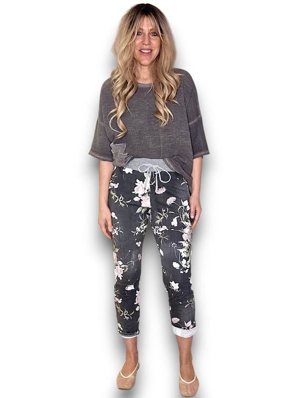 Helga May: Potpourri Cornelia Joggers - Black Denim