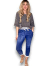 Helga May: Cornelia Jogger - Plain Dark Denim