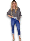 Helga May: Cornelia Jogger - Plain Dark Denim