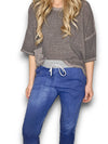 Helga May: Cornelia Jogger - Plain Dark Denim