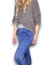 Helga May: Cornelia Jogger - Plain Dark Denim