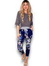 Helga May: Bouquet Cornelia Joggers - Navy