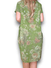 Sized Helga May Jungle Dress: Scarlett Rose - Ivy Green