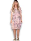 Sized Helga May Jungle Dress: Scarlett Rose - Baby Pink