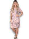 Sized Helga May Jungle Dress: Scarlett Rose - Baby Pink
