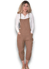 Helga May Linen Jumpsuit - Plain Coffee