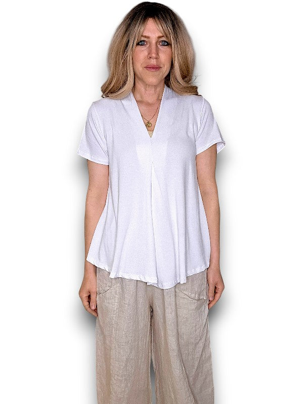 Helga May: Samba Tee - White