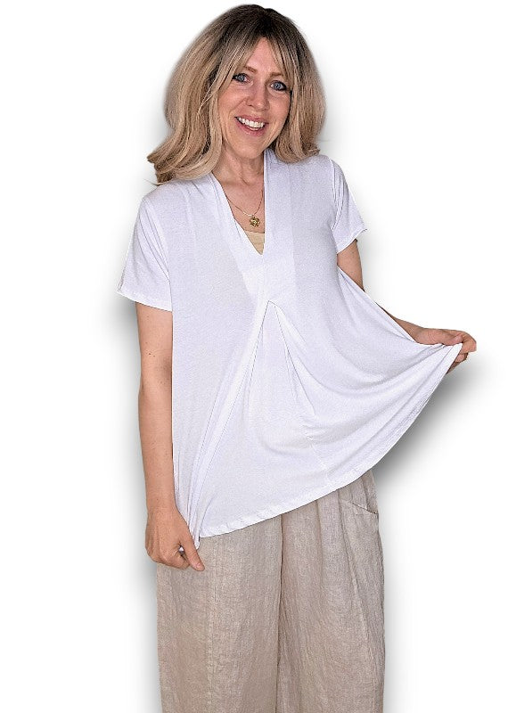 Helga May: Samba Tee - White