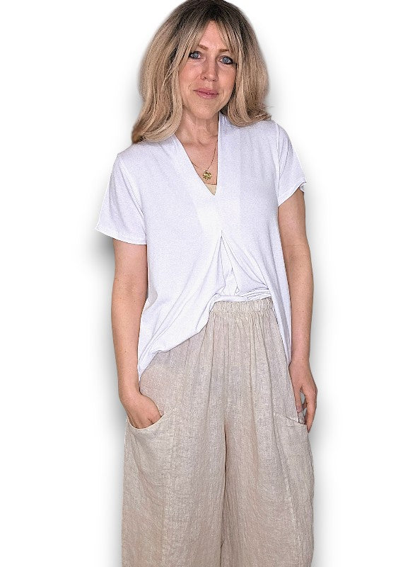Helga May: Samba Tee - White