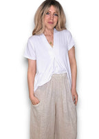 Helga May: Samba Tee - White