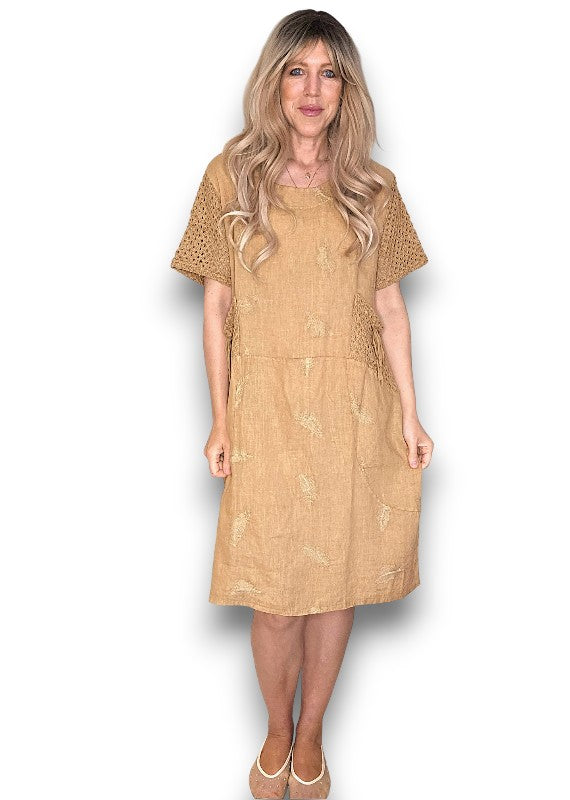 Helga May: C'est La Vie Easy Dress - Caramel
