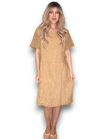 Helga May: C'est La Vie Easy Dress - Caramel