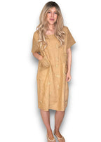 Helga May: C'est La Vie Easy Dress - Caramel
